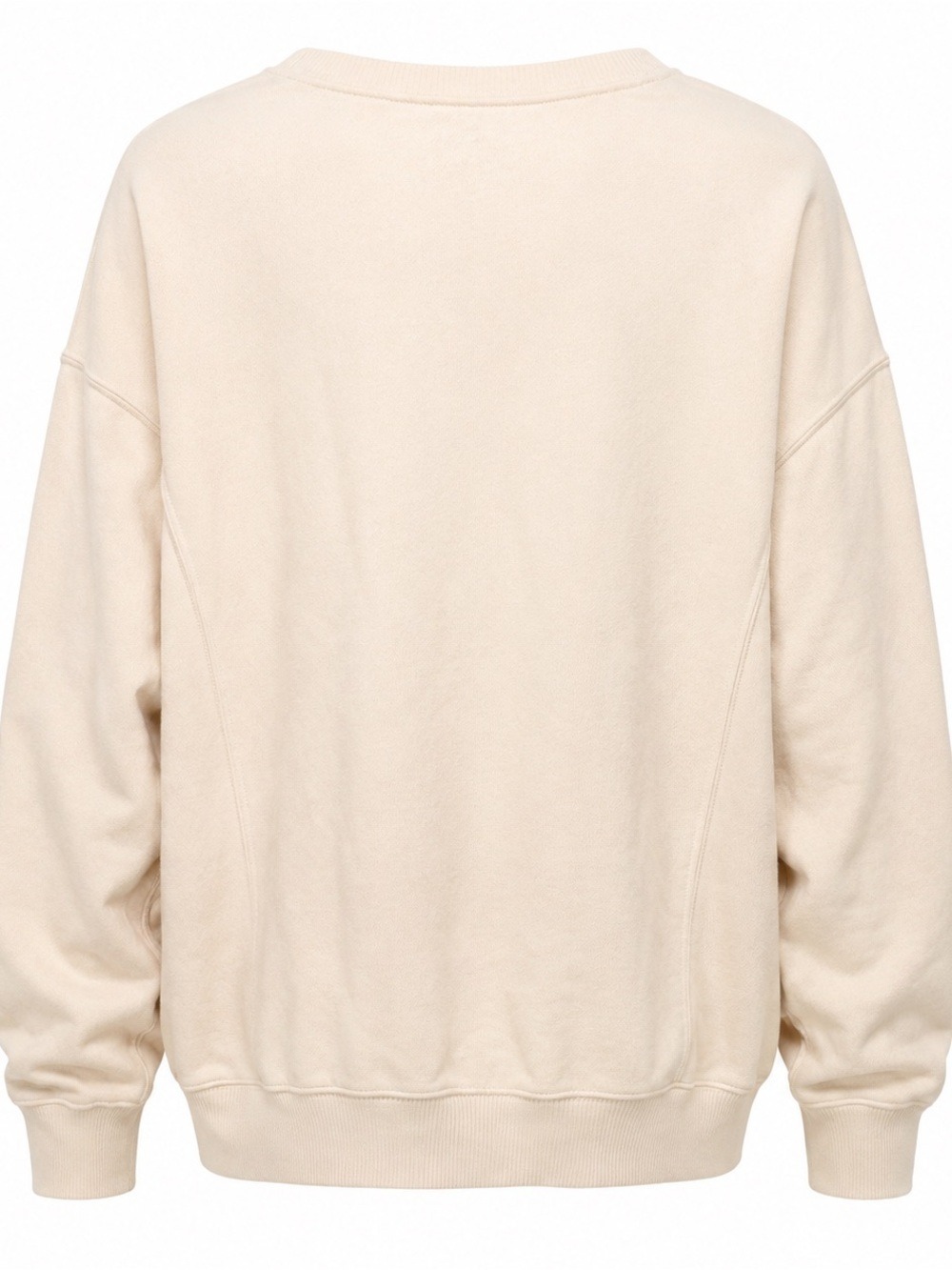 Hollister Oversized Cream Floral Graphic Crewneck Sweatshirt M - Picture 2 of 5